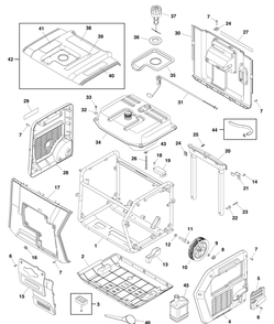 Part Location Diagram of 84002982 Briggs and Stratton NUT